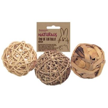 TRIO OF FUN BALLS MEDIUM 8 CM