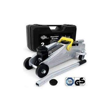 Hydraulische krik, autokrik met draagkoffer