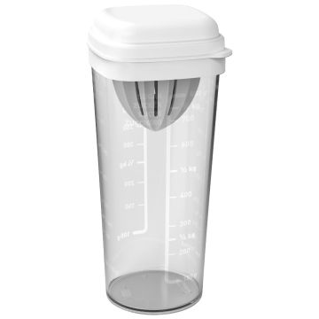 Rotho shaker met pers 1 l loft wit