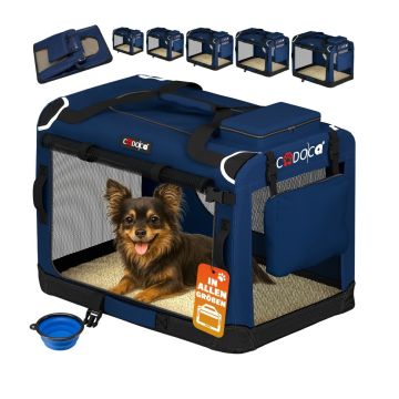Transportbox Donker Marine Blauw S 50x34x36cm