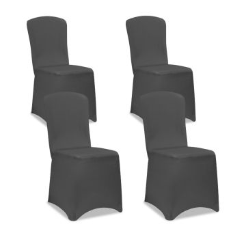 Stoelhoes Set van 4 Antraciet