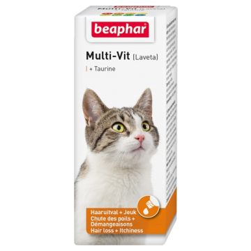BEAPHAR MULTI-VIT LAVETA KAT MET TAURINE 50 ML