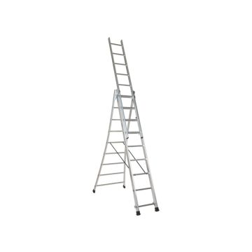 LADDER ALU NIVODOR 3X09 UITGEWIJDE BASIS