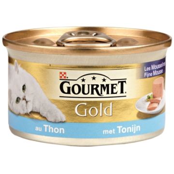 GOURMET GOLD FIJNE MOUSSE TONIJN 85 GR