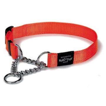 ROGZ FOR DOGS LUMBERJACK CHOKER ORANJE 25 MMX43-73 CM