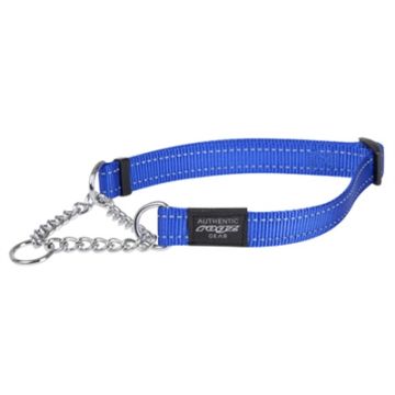 ROGZ FOR DOGS FANBELT CHOKER BLAUW 20 MMX34-56 CM