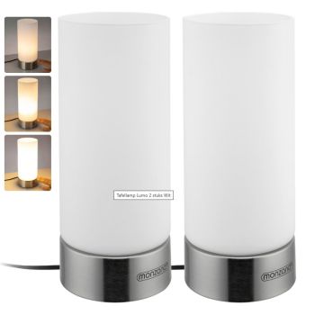Tafellamp Lumo 2 stuks Wit