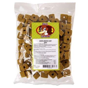 PETSNACK SEMI-MOIST KIP 500 GR
