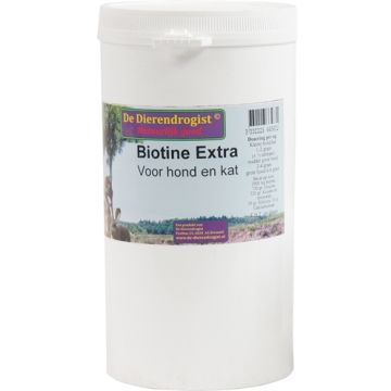 DIERENDROGIST BIOTINE POEDER+KRUIDEN HOND/KAT 900 GR