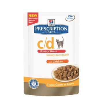 HILL'S FELINE C/D URINARY STRESS KIP 85 GR