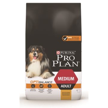 PRO PLAN DOG ADULT MEDIUM KIP/RIJST 14 KG