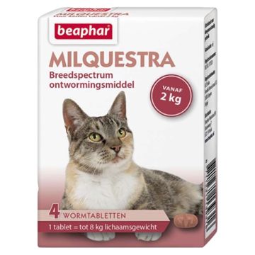 BEAPHAR MILQUESTRA KAT 4 TBL