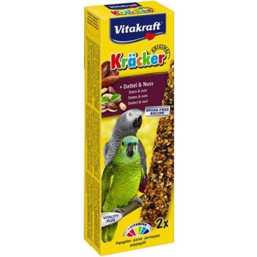 VITAKRAFT PAPEGAAI KRACKER FRUIT/NOOT 2 IN 1