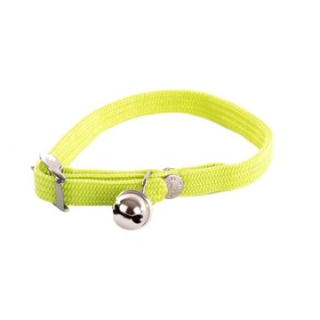HALSBAND KAT ELASTISCH NYLON GROEN 30X1 CM