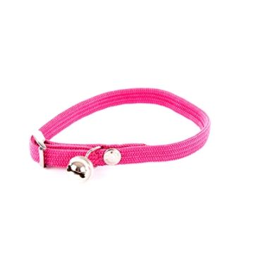 HALSBAND KAT ELASTISCH NYLON ROZE 30X1 CM