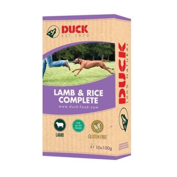 DUCK LAM/RIJST COMPLEET 8X1 KG