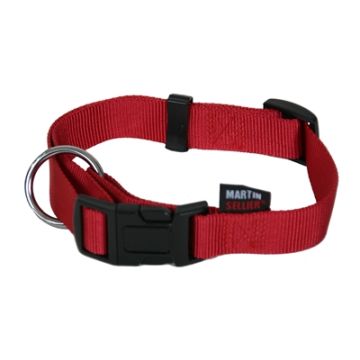 MARTIN SELLIER HALSBAND BASIC NYLON ROOD 10 MMX20-30 CM