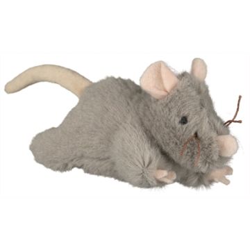 TRIXIE PLUCHE MUIS MET GELUID 15 CM
