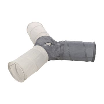 TRIXIE SPEELTUNNEL 3-WEG KAT EN KLEINE PUPS ASSORTI 3X50X22X22 CM