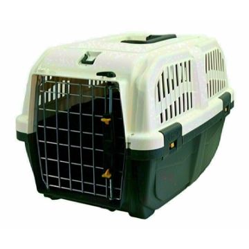 SKUDO TRANSPORTBOX IATA ANTRACIET / WIT 48X31,5X31 CM