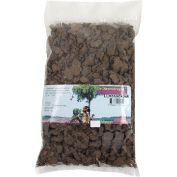 DIERENDROGIST LIJNZAADKOEK 1 KG