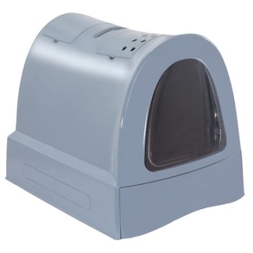 IMAC KATTENBAK ZUMA MET SCHUIFLADE BLAUW 40X56X42,5 CM