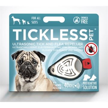 TICKLESS TEEK EN VLO AFWEER VOOR HOND EN KAT BEIGE 