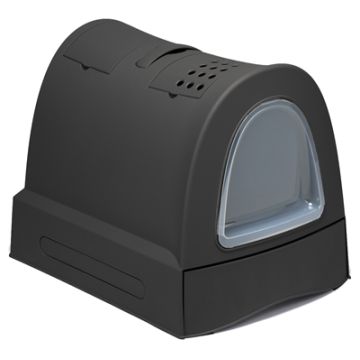 IMAC KATTENBAK ZUMA MET SCHUIFLADE ANTRACIET 40X56X42,5 CM