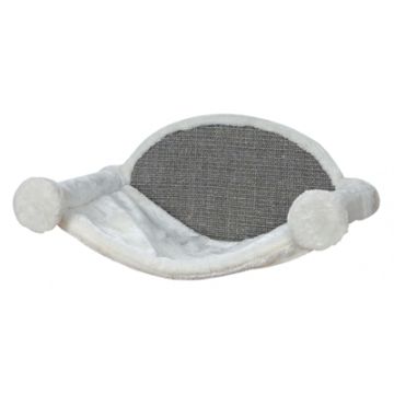 TRIXIE KATTENMAND HANGMAT VOOR AAN DE MUUR WIT / GRIJS 54X28X33 CM