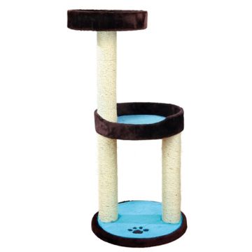 TRIXIE KRABPAAL LUGO BRUIN / TURQUOISE 45X45X103 CM