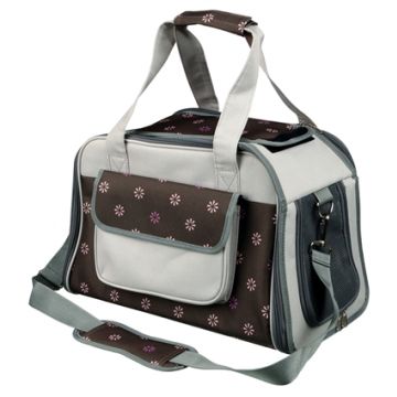 TRIXIE HONDENTAS LIBBY BRUIN / GRIJS 25X27X42 CM