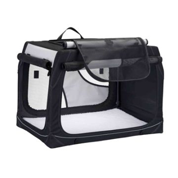 TRIXIE REISMAND VARIO ZWART / GRIJS 61X43X46 CM