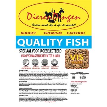 BUDGET PREMIUM CATFOOD QUALITY FISH 15 KG