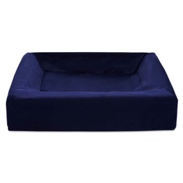 BIA BED ROYAL FLUWEEL OVERTREK HONDENMAND NAVY BIA-60 70X60X15 CM