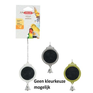 ZOLUX SPIEGEL ROND MET BEL ASSORTI 5,5X1X16,5 CM