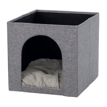 TRIXIE KATTENMAND IGLO ELLA GRIJS 33X33X37 CM