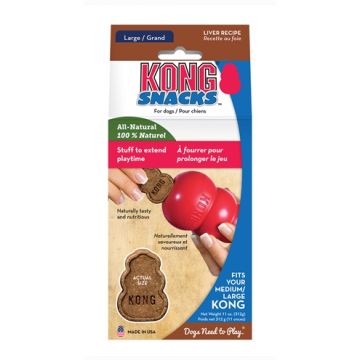 KONG SNACKS MET LEVERSMAAK LARGE 300 GR