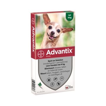 BAYER ADVANTIX SPOT ON 40/200 TOT 4 KG - 4 PIP