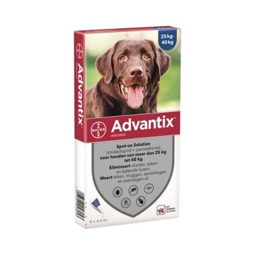 BAYER ADVANTIX SPOT ON 400/2000 25+ KG - 6 PIP