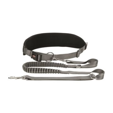 TRIXIE JOGGINGLIJN ZWART 75-120 CM