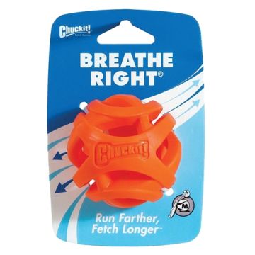 CHUCKIT BREATHE RIGHT FETCH BAL ORANJE 6 CM
