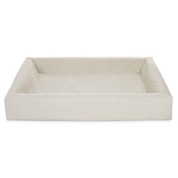 BIA BED COTTON OVERTREK HONDENMAND ZAND BIA-80 100X80X15 CM