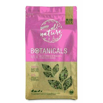 BUNNY NATURE BOTANICALS MIDI MIX SMALLE WEEGBREE / ROZENBLOESEM 120 GR