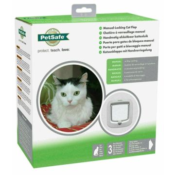 PETSAFE KATTENLUIK TOT 7 KG HANDMATIG WIT 300