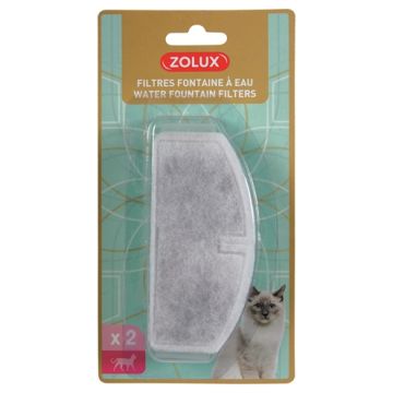 ZOLUX FILTER VOOR DRINKFONTEIN 2 ST