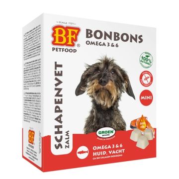 BIOFOOD SCHAPENVET MINI BONBONS ZALM 80 ST