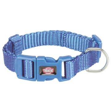 TRIXIE HALSBAND HOND PREMIUM ROYAL BLAUW 25-40X1,5 CM