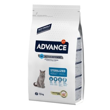 ADVANCE CAT STERILIZED TURKEY 1,5 KG