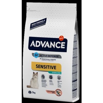 ADVANCE CAT STERILIZED SENSITIVE SALMON 3 KG