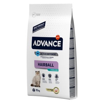 ADVANCE CAT STERILIZED HAIRBALL 10 KG